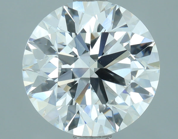 Lab-Grown 2.11 Carat Round Brilliant Diamond color D Clarity VS1, precious stones, engagement diamonds