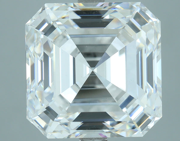 Lab-Grown 8.03 Carat Asscher Cut Diamond color E Clarity VS1, precious stones, engagement diamonds