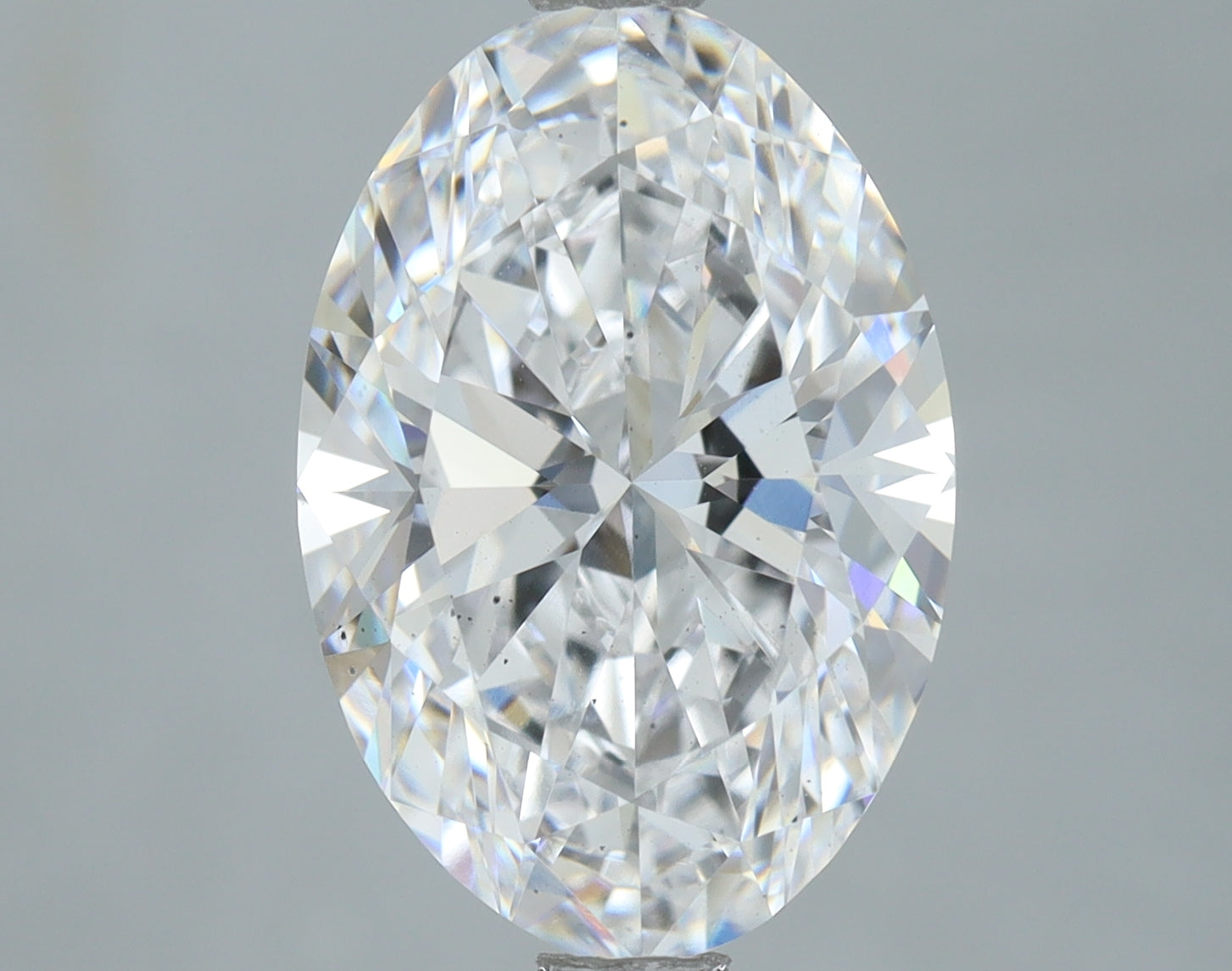 Lab-Grown 2.57 Carat Oval Shape Diamond color D Clarity VS2, precious stones, engagement diamonds