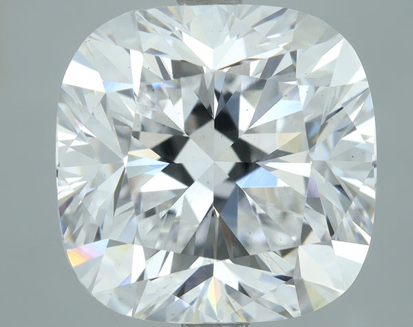 Lab-Grown 6.04 Carat Cushion Brilliant Diamond color D Clarity VS2, precious stones, engagement diamonds