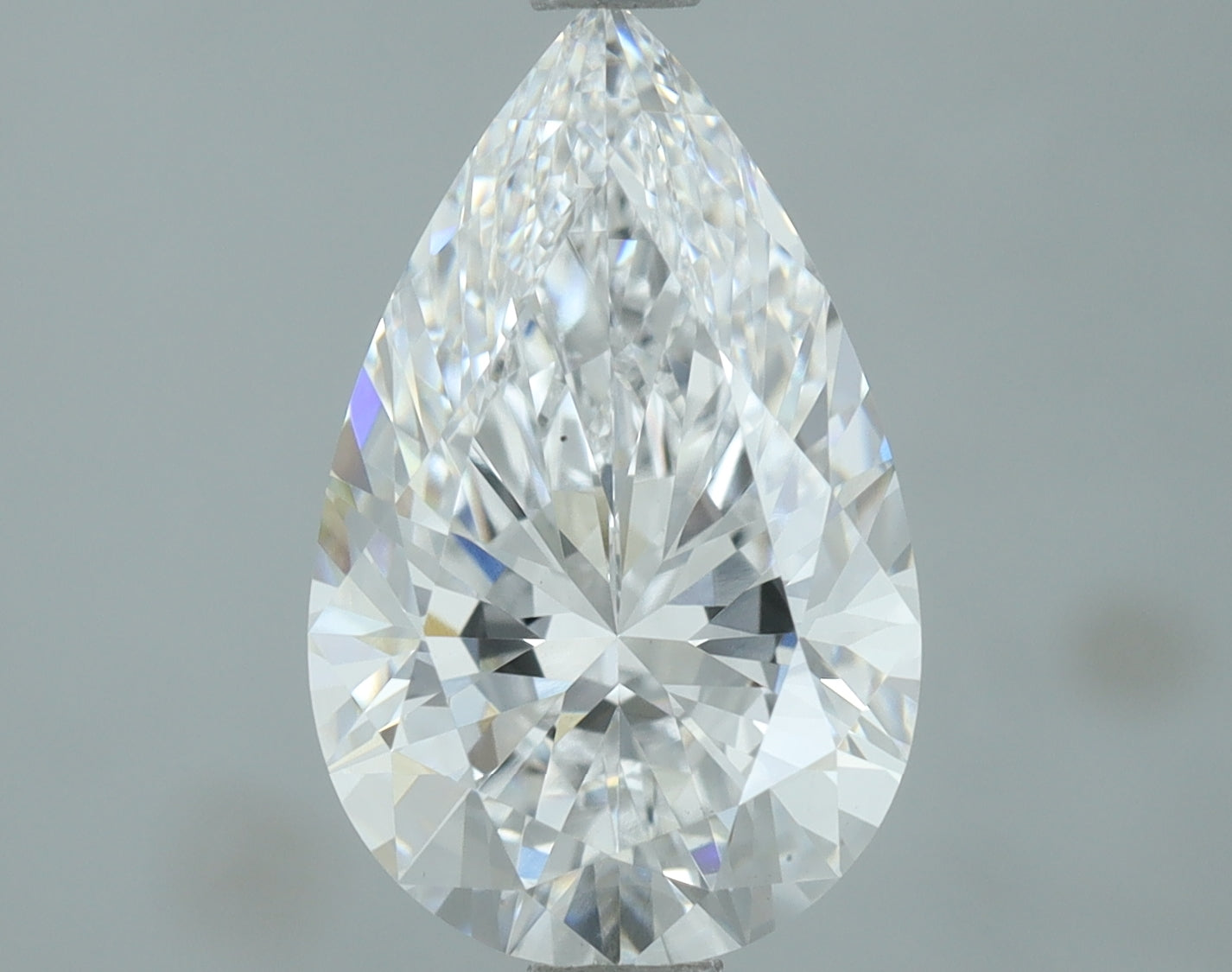 Lab-Grown 2.02 Carat Pear Shape Diamond color D Clarity VS1, precious stones, engagement diamonds