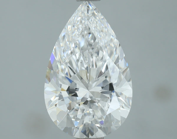 Lab-Grown 2.02 Carat Pear Shape Diamond color D Clarity VS1, precious stones, engagement diamonds