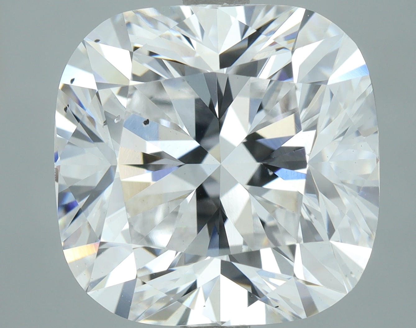 Lab-Grown 5.52 Carat Cushion Brilliant Diamond color E Clarity VS2, precious stones, engagement diamonds