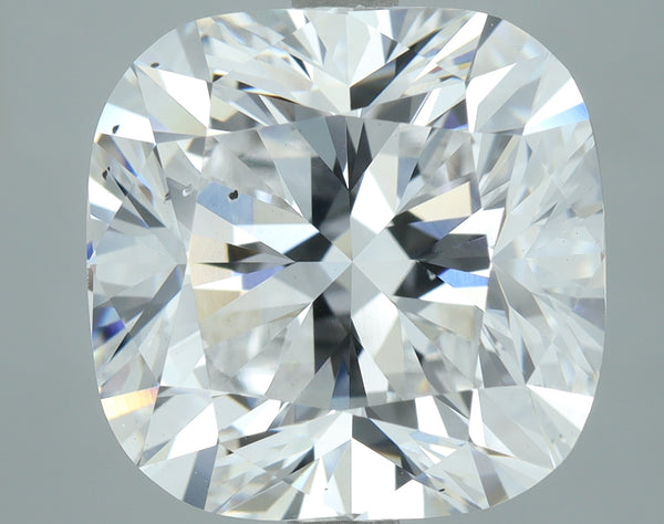 Lab-Grown 5.52 Carat Cushion Brilliant Diamond color E Clarity VS2, precious stones, engagement diamonds