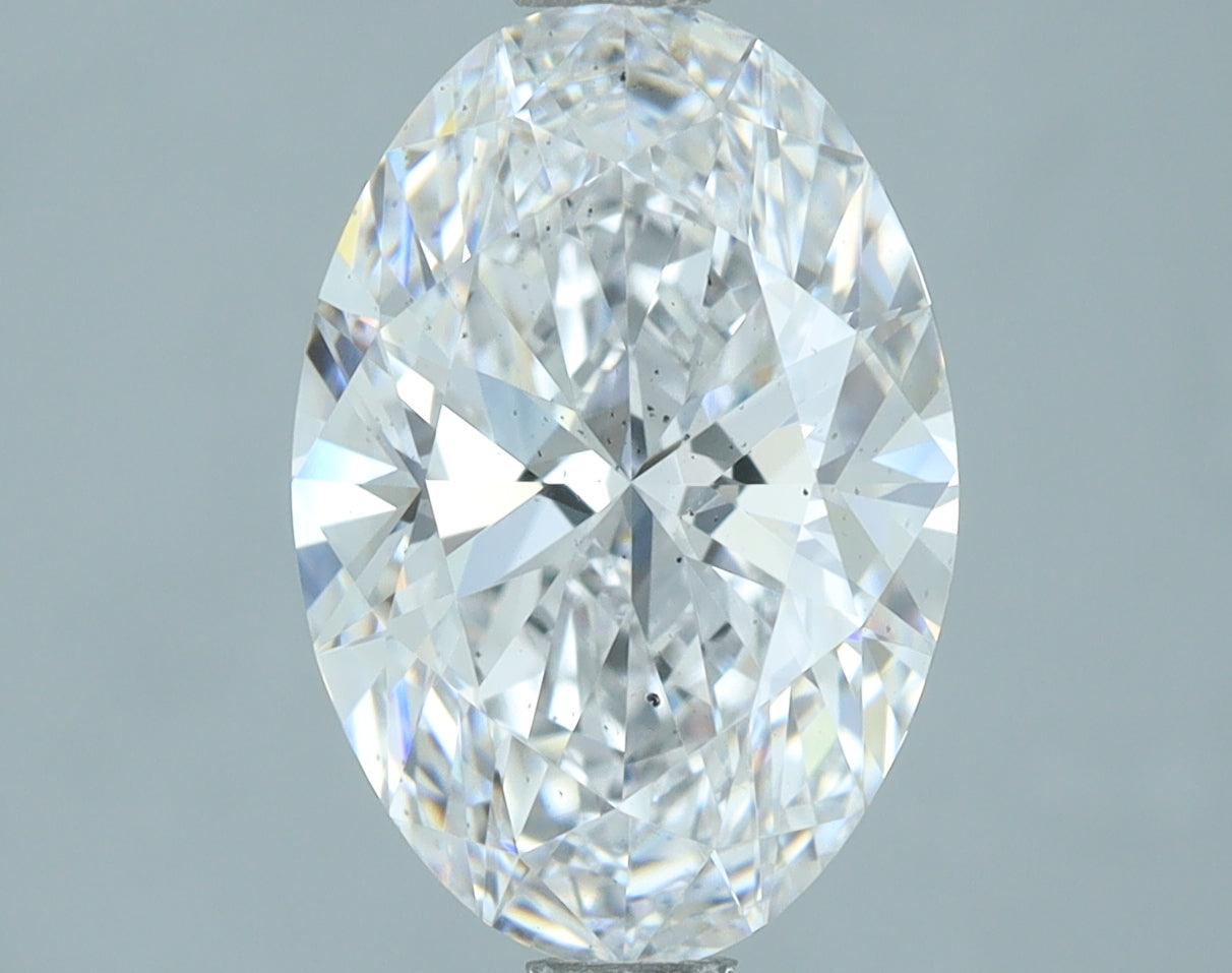 Lab-Grown 2.06 Carat Oval Shape Diamond color D Clarity SI1, precious stones, engagement diamonds