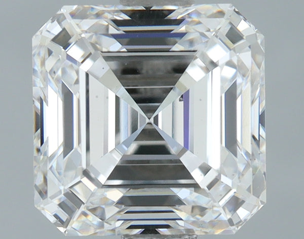 Lab-Grown 2.00 Carat Asscher Cut Diamond color D Clarity VS1, precious stones, engagement diamonds