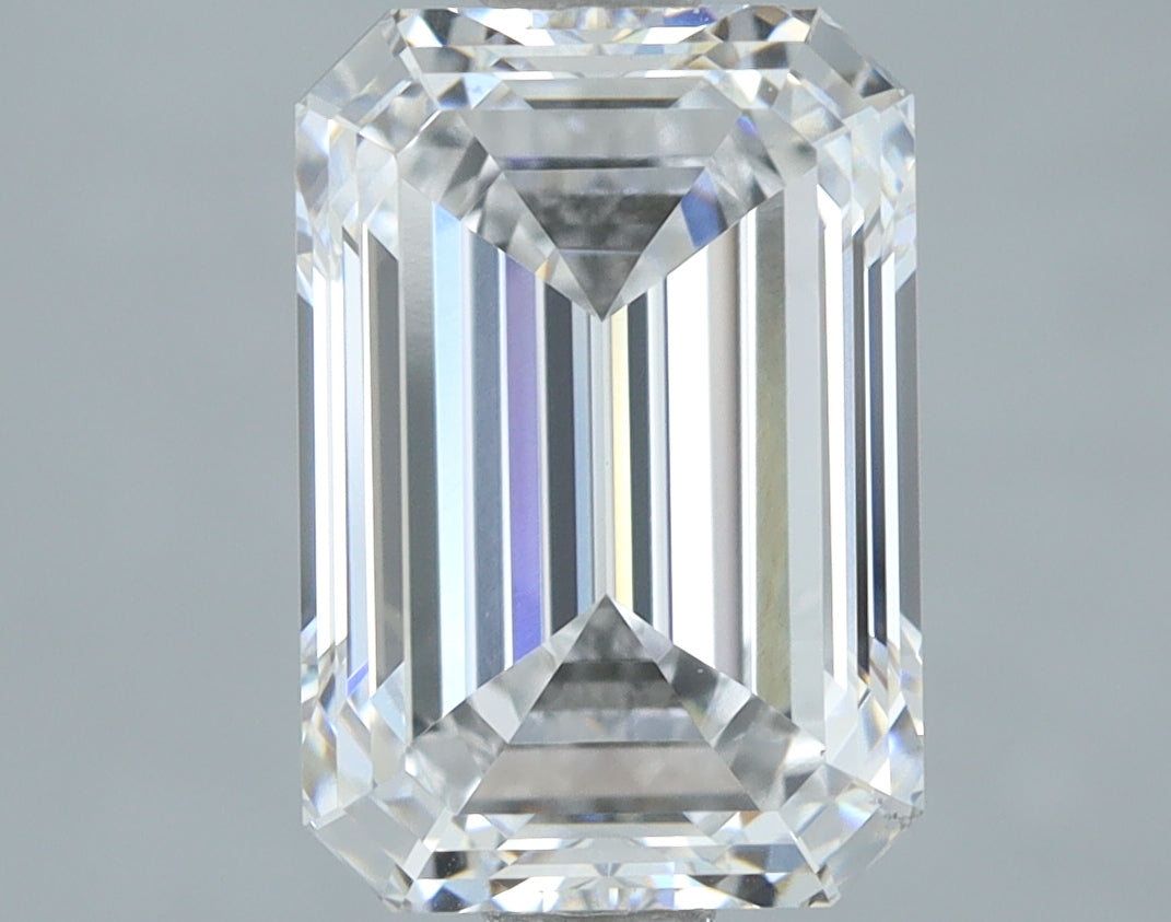 Lab-Grown 2.12 Carat Emerald Cut Diamond color D Clarity VS1, precious stones, engagement diamonds