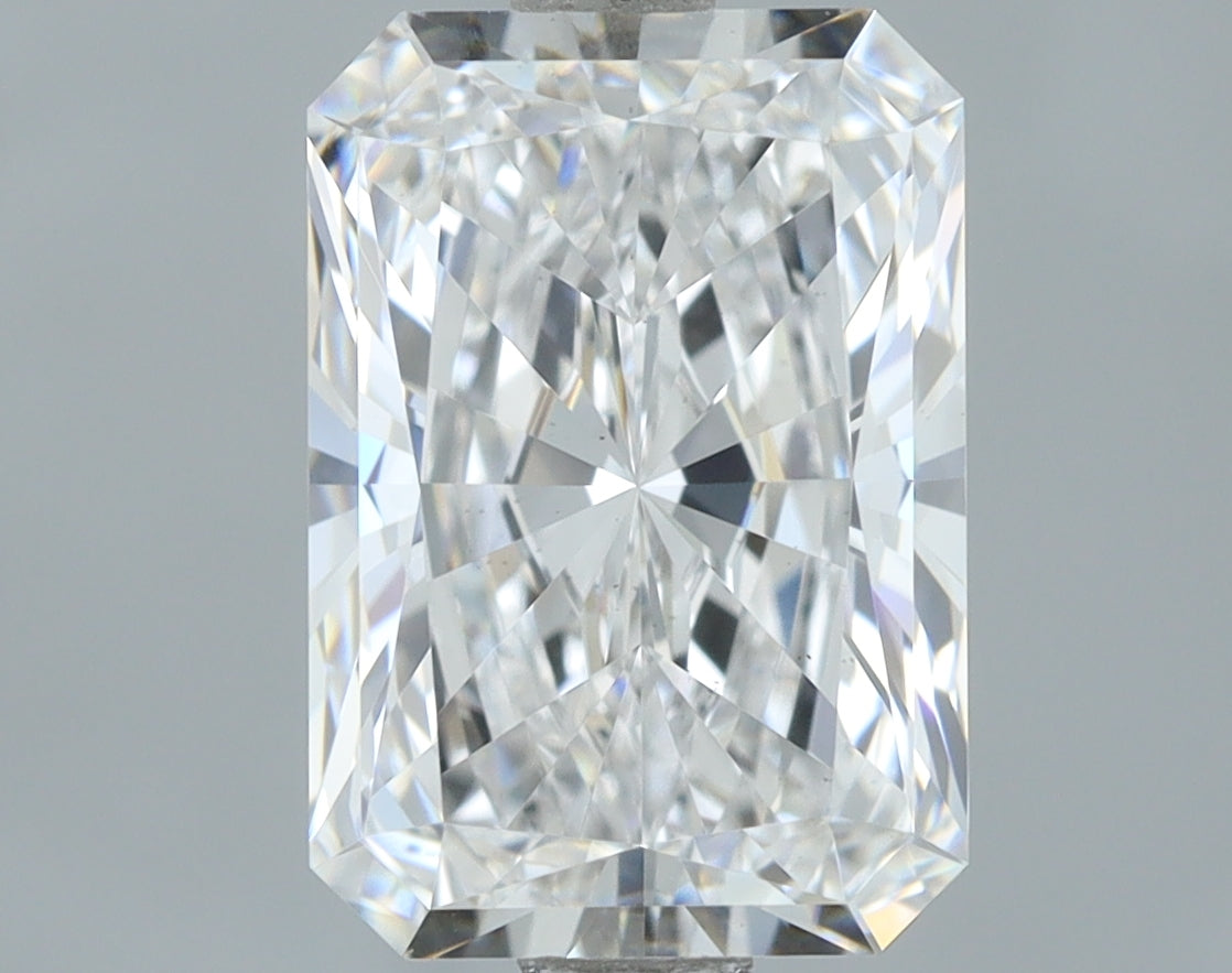 Lab-Grown 2.14 Carat Radiant Cut Diamond color D Clarity VS1, precious stones, engagement diamonds
