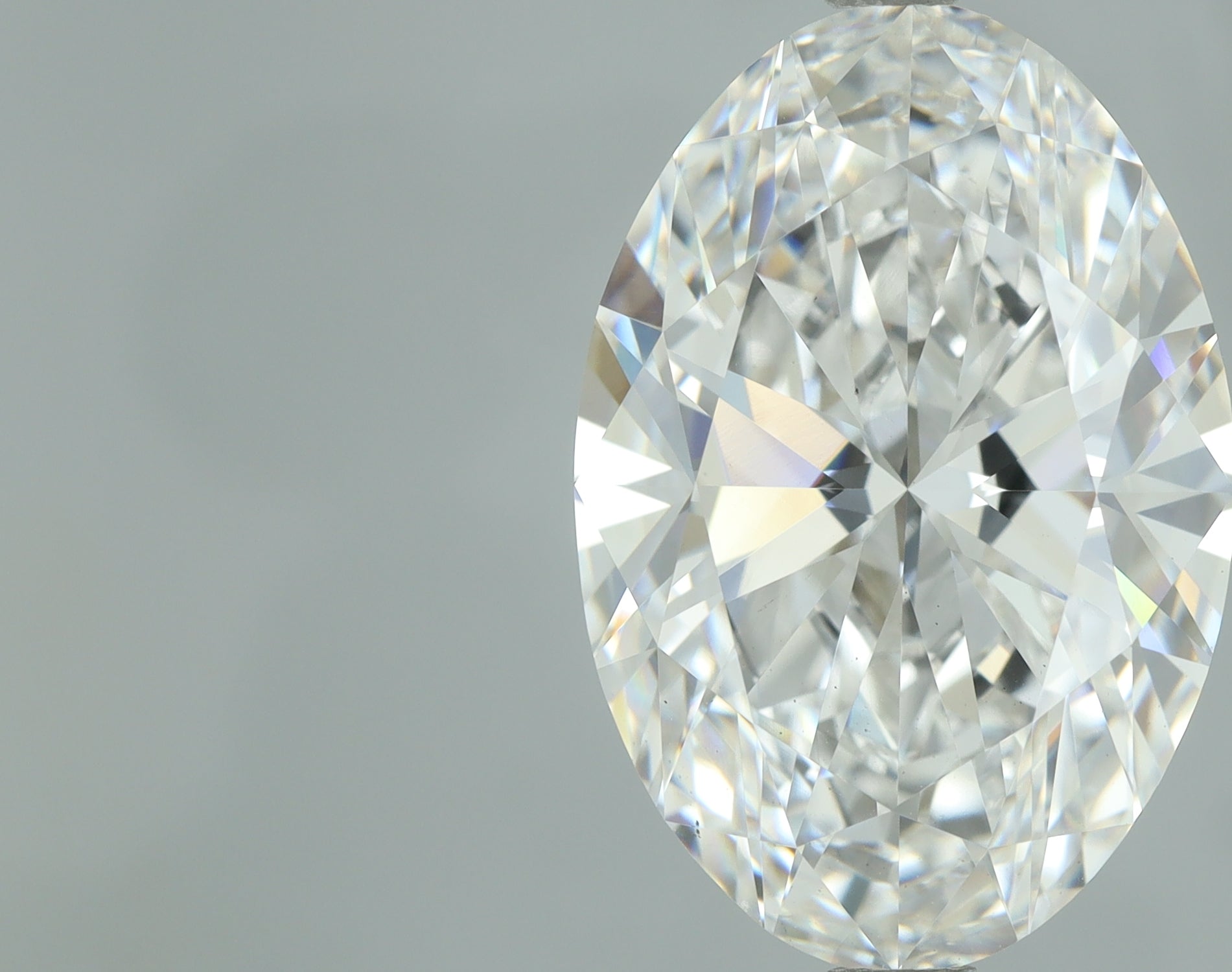 Lab-Grown 6.17 Carat Oval Shape Diamond color E Clarity VS1, precious stones, engagement diamonds