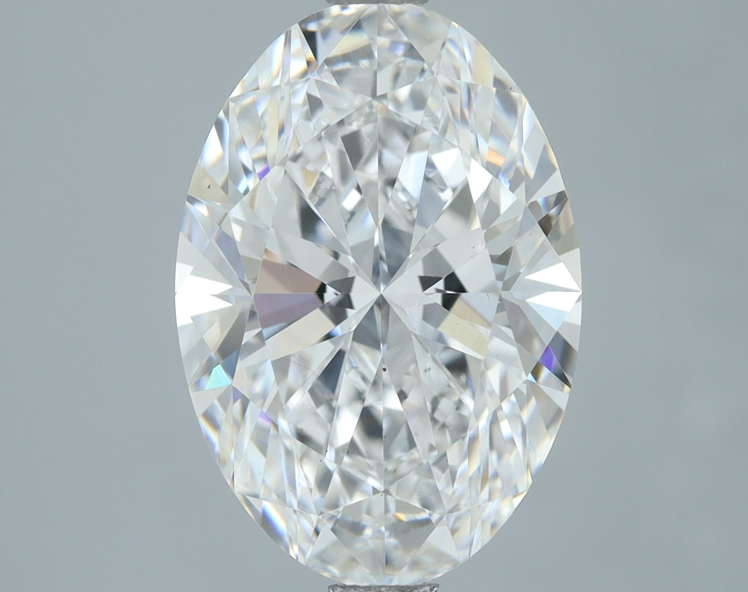 Lab-Grown 3.18 Carat Oval Shape Diamond color E Clarity VS2, precious stones, engagement diamonds