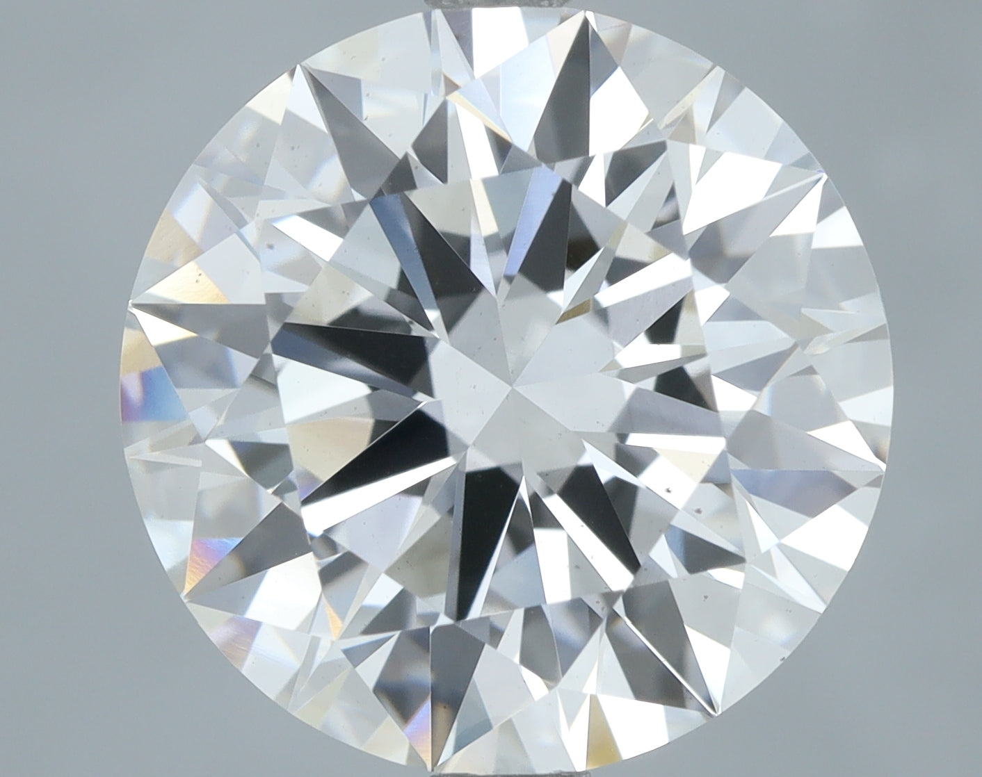 Lab-Grown 5.08 Carat Round Brilliant Diamond color E Clarity VS2, precious stones, engagement diamonds