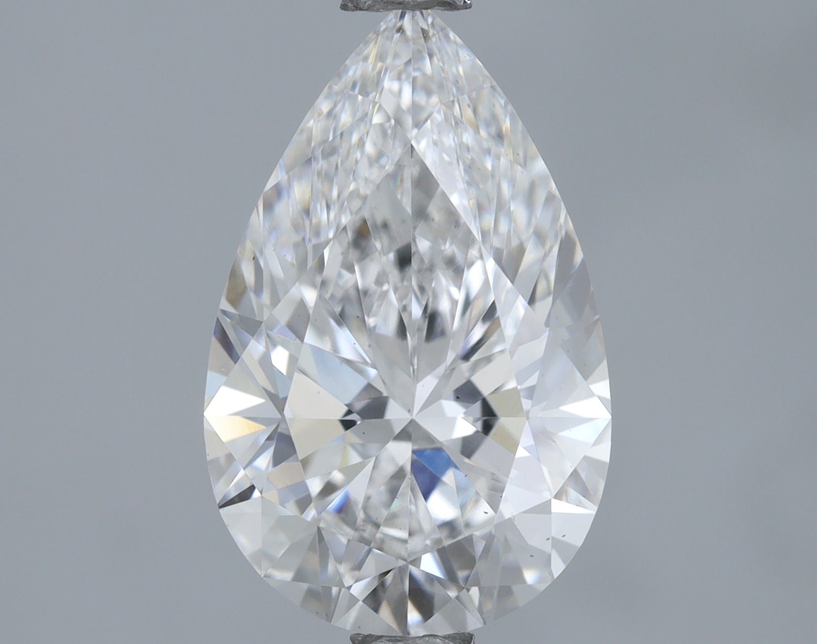 Lab-Grown 2.07 Carat Pear Shape Diamond color D Clarity VS2, precious stones, engagement diamonds