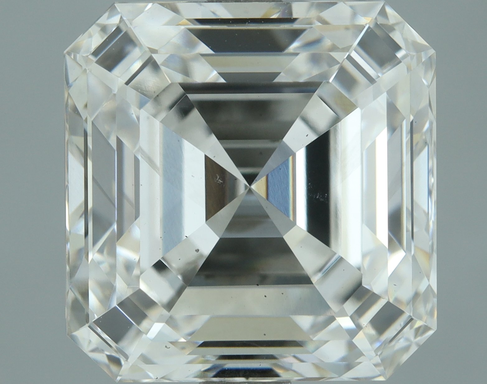 Lab-Grown 6.04 Carat Asscher Cut Diamond color G Clarity VS2, precious stones, engagement diamonds