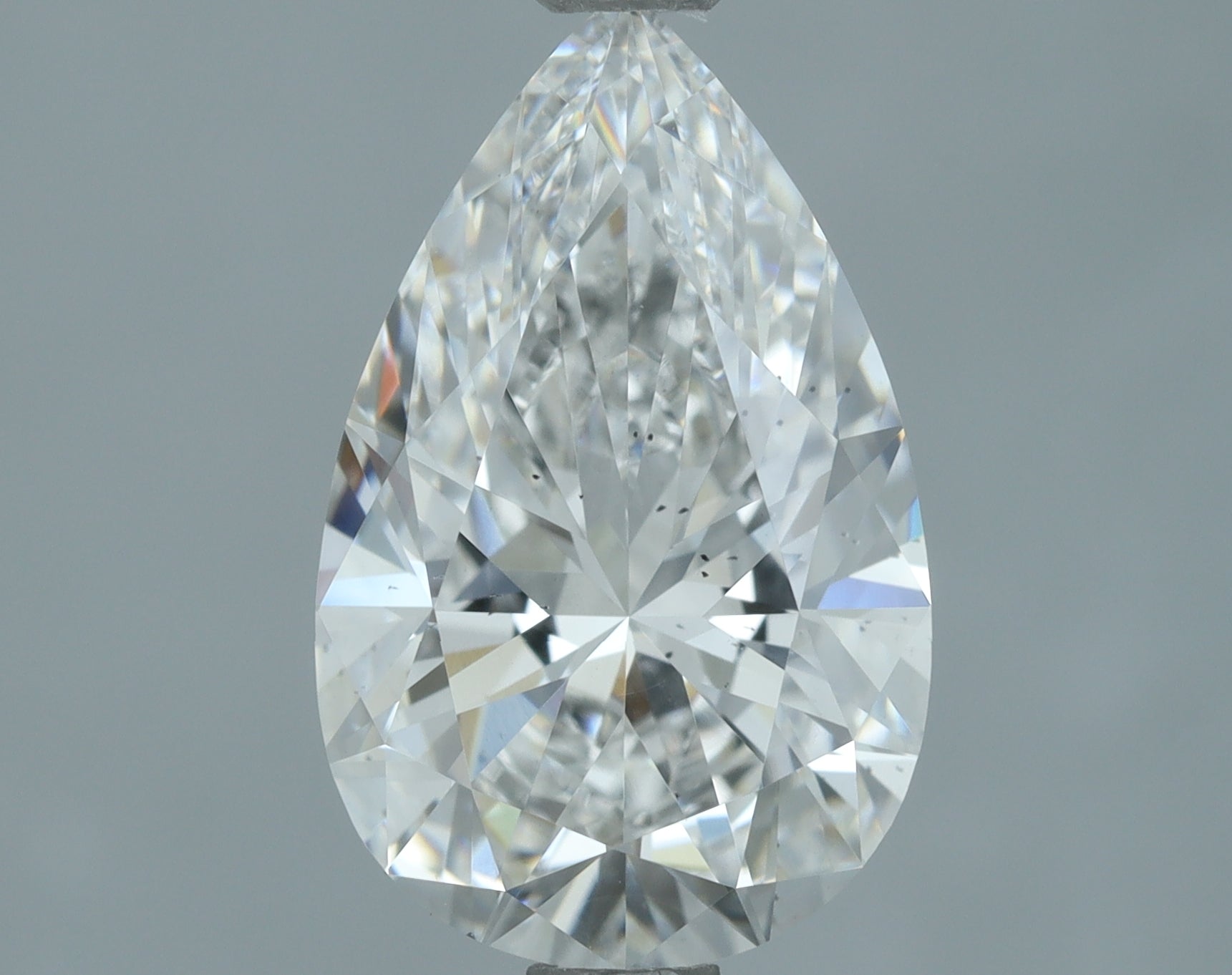Lab-Grown 2.03 Carat Pear Shape Diamond color E Clarity SI1, precious stones, engagement diamonds