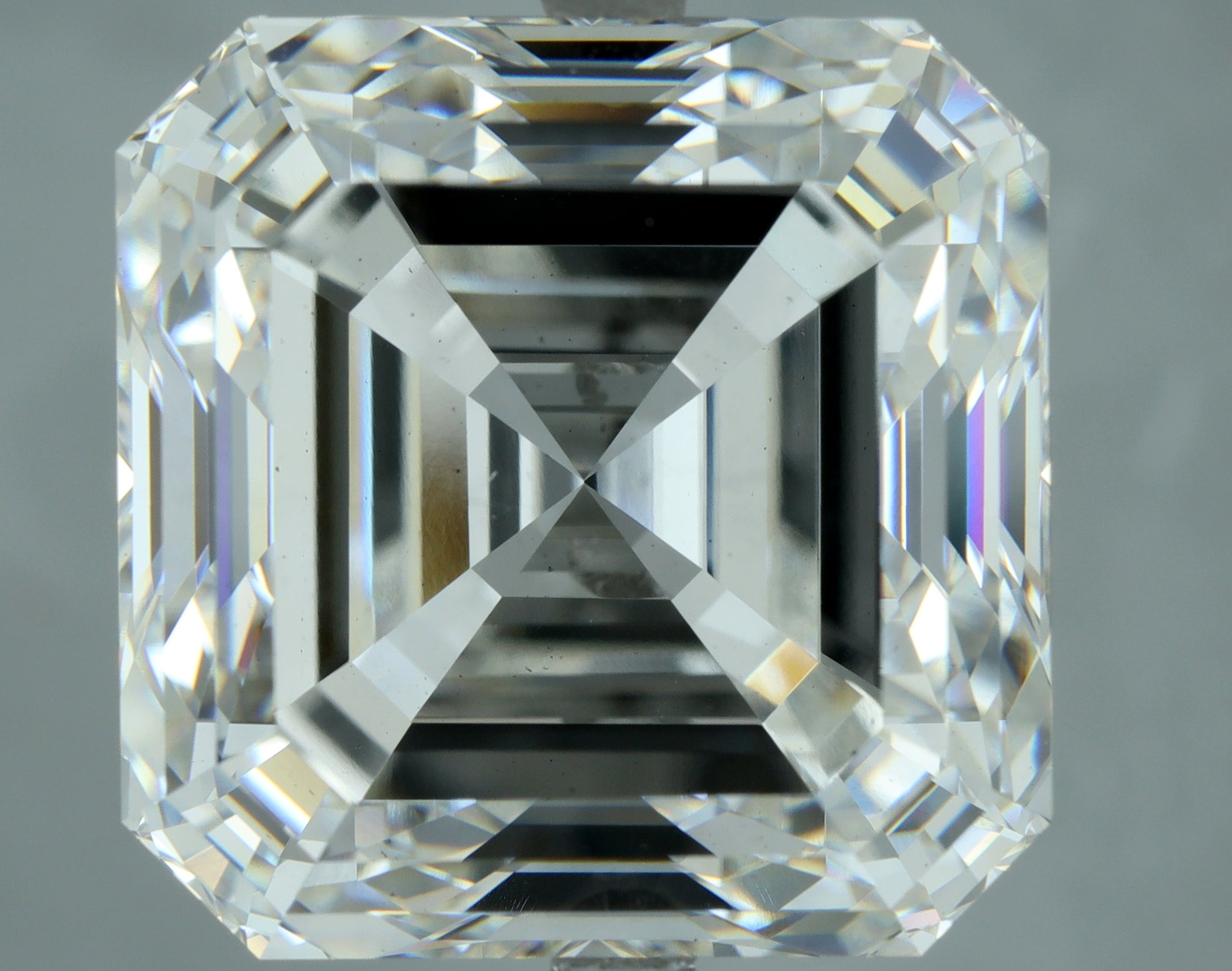 Lab-Grown 20.04 Carat Asscher Cut Diamond color F Clarity VS1, precious stones, engagement diamonds