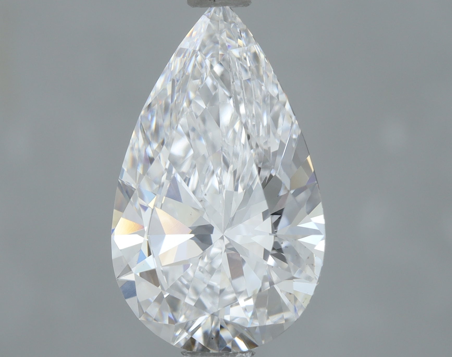 Lab-Grown 2.01 Carat Pear Shape Diamond color D Clarity VS1, precious stones, engagement diamonds