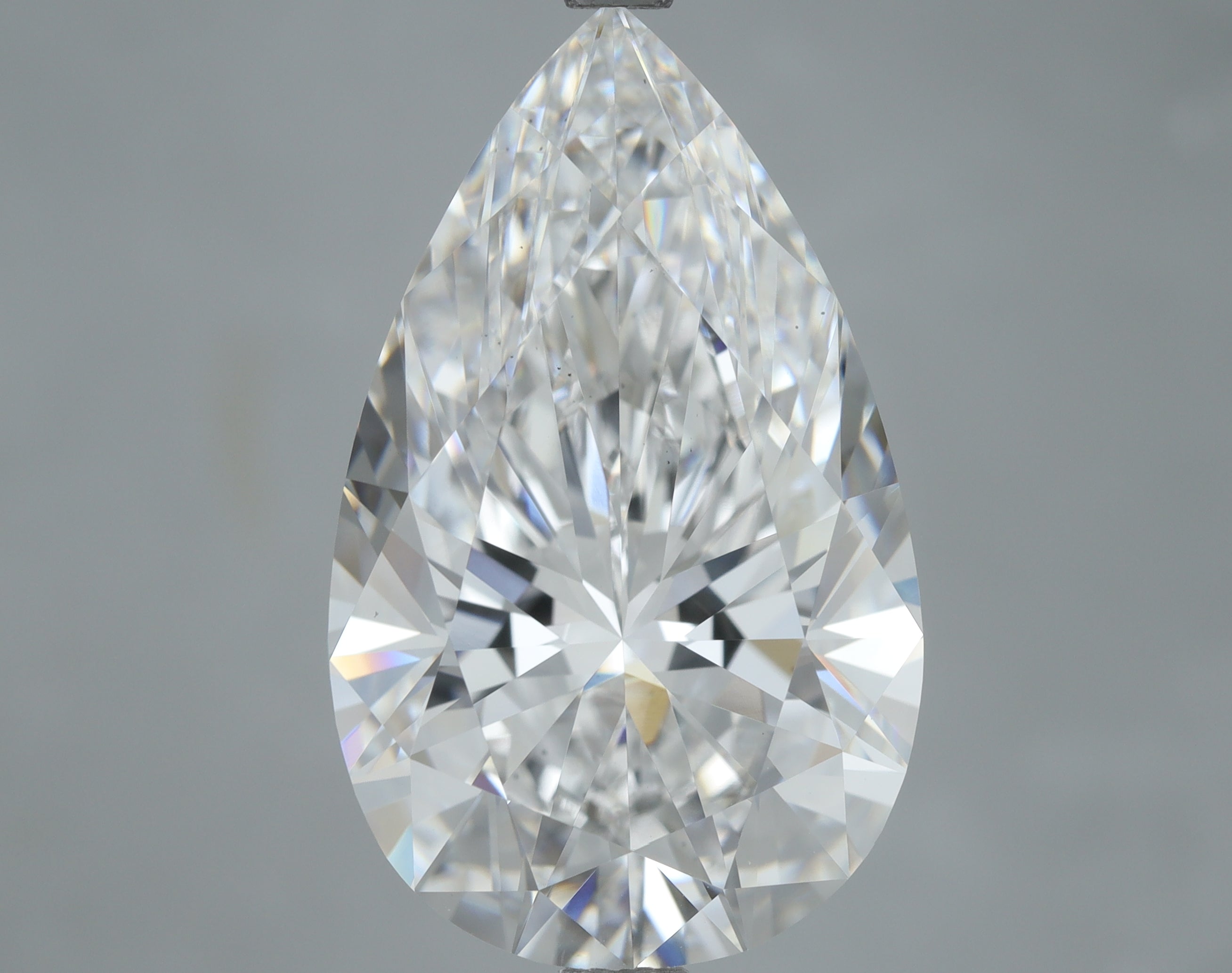 Lab-Grown 7.44 Carat Pear Shape Diamond color E Clarity VS1, precious stones, engagement diamonds