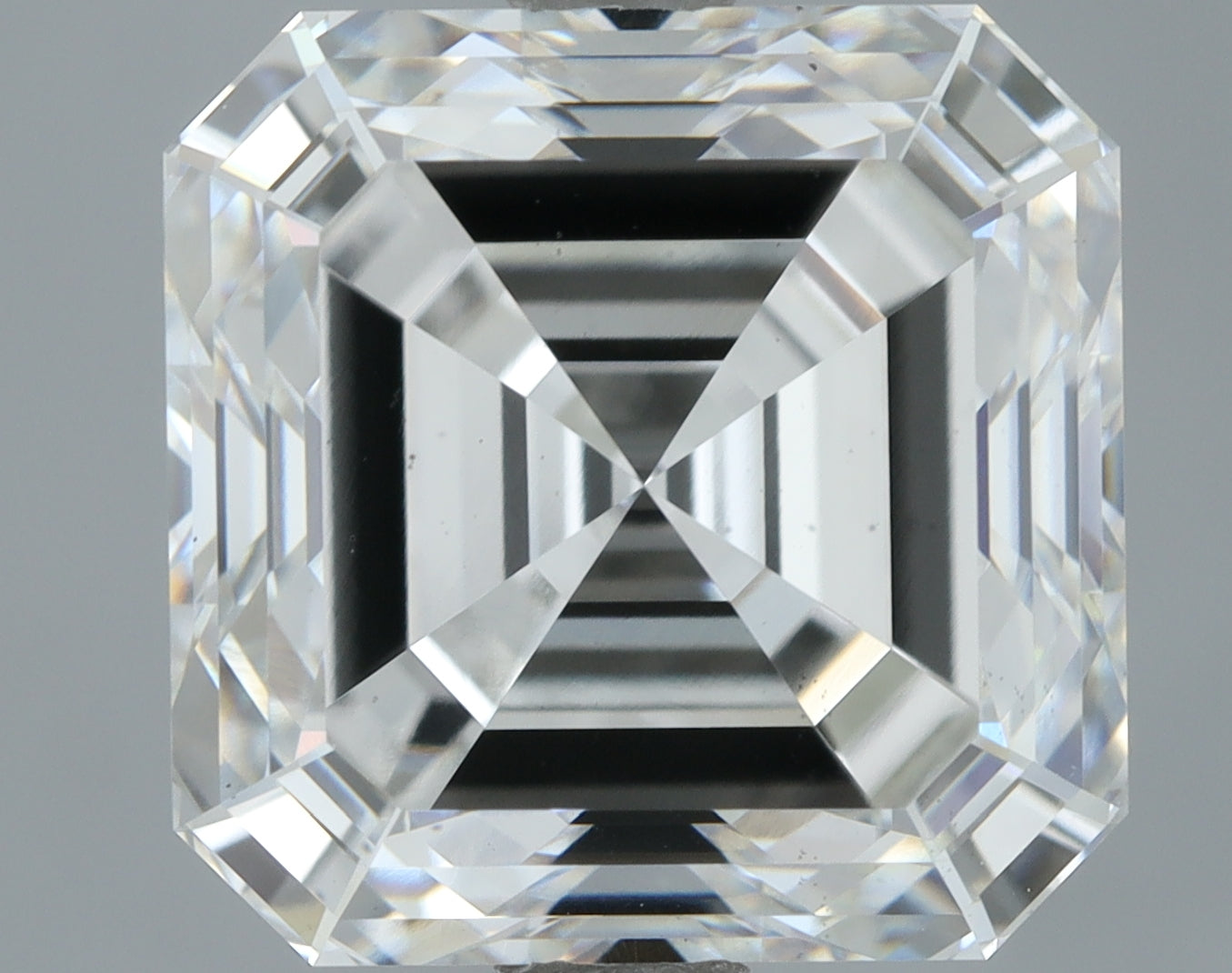 Lab-Grown 4.56 Carat Asscher Cut Diamond color E Clarity VS2, precious stones, engagement diamonds