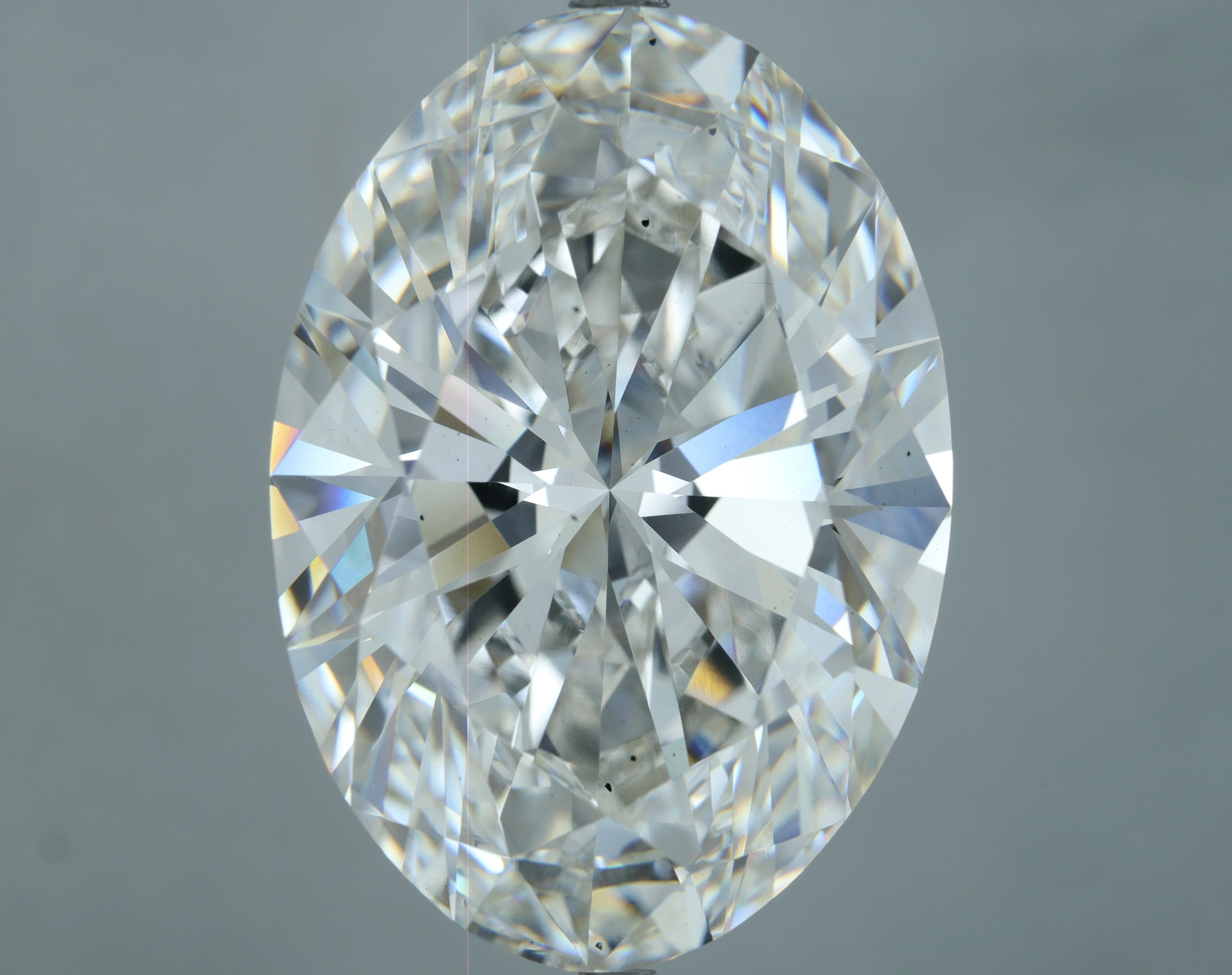 Lab-Grown 23.52 Carat Oval Shape Diamond color F Clarity VS2, precious stones, engagement diamonds