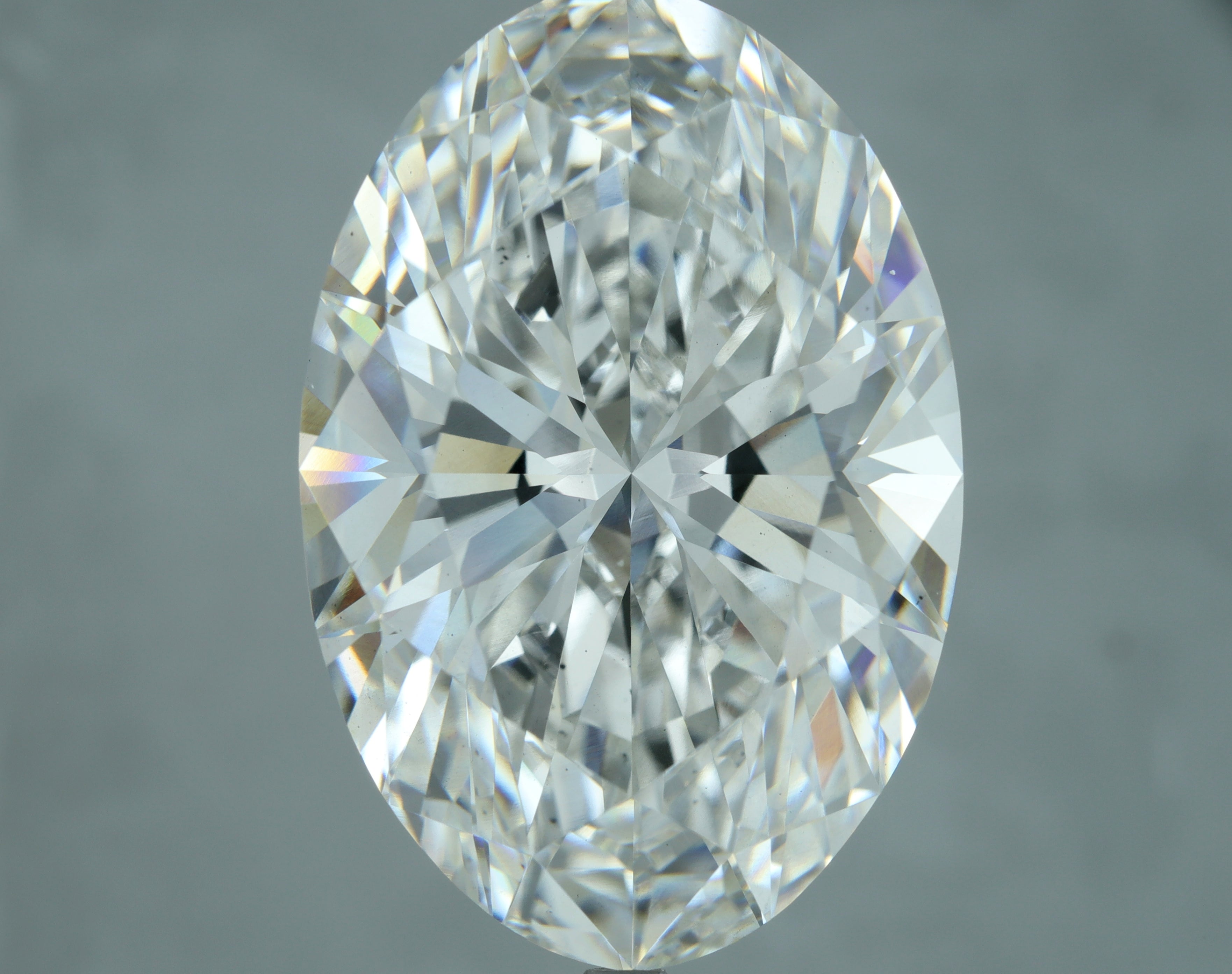 Lab-Grown 23.04 Carat Oval Shape Diamond color F Clarity VS1, precious stones, engagement diamonds