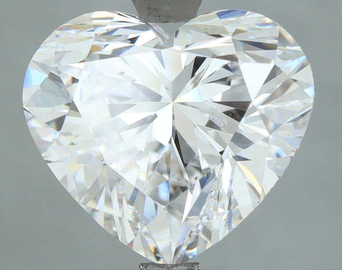 Lab-Grown 3.85 Carat Heart Shape Diamond color E Clarity VS1, precious stones, engagement diamonds