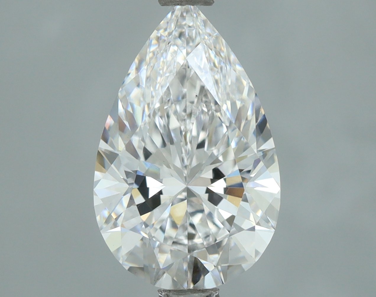 Lab-Grown 2.06 Carat Pear Shape Diamond color D Clarity VS1, precious stones, engagement diamonds