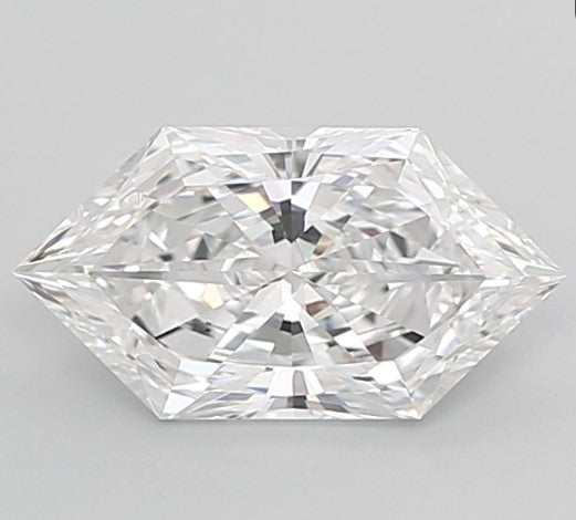 Lab-Grown 3.59 Carat Hexagonal Shape Diamond color E Clarity VVS2