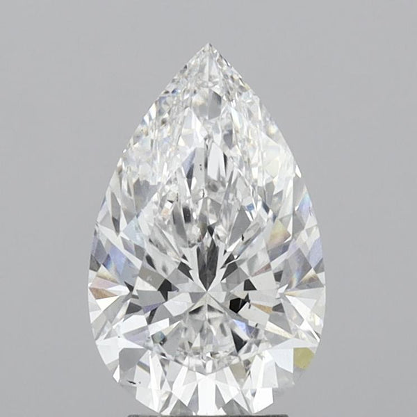 Lab-Grown 4.04 Carat Pear Shape Diamond color E Clarity VS2, precious stones, engagement diamonds