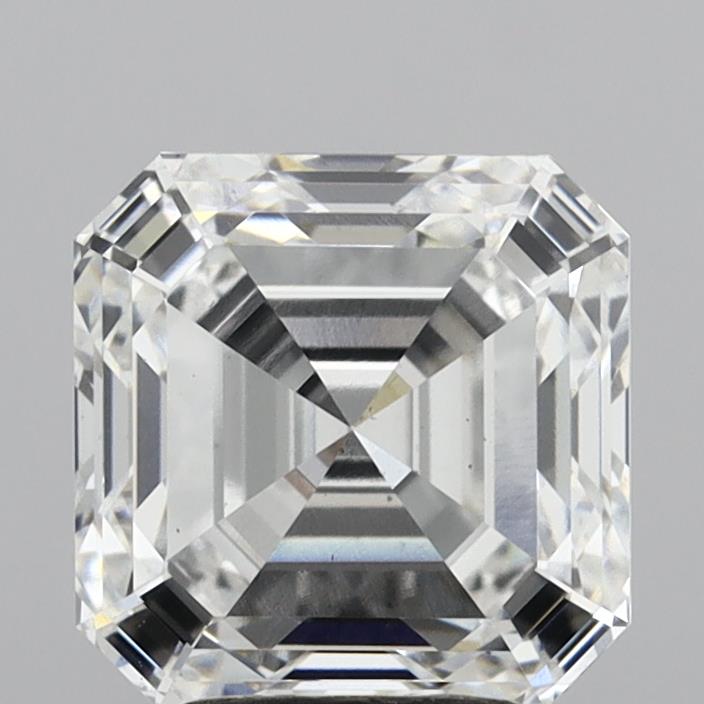 Lab-Grown 4.01 Carat Asscher Cut Diamond color E Clarity VS2, precious stones, engagement diamonds