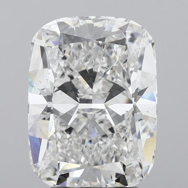 Lab-Grown 4.51 Carat Cushion Brilliant Diamond color E Clarity VS2, precious stones, engagement diamonds