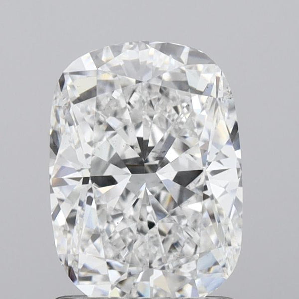 Lab-Grown 2.00 Carat Cushion Brilliant Diamond color D Clarity VS2, precious stones, engagement diamonds