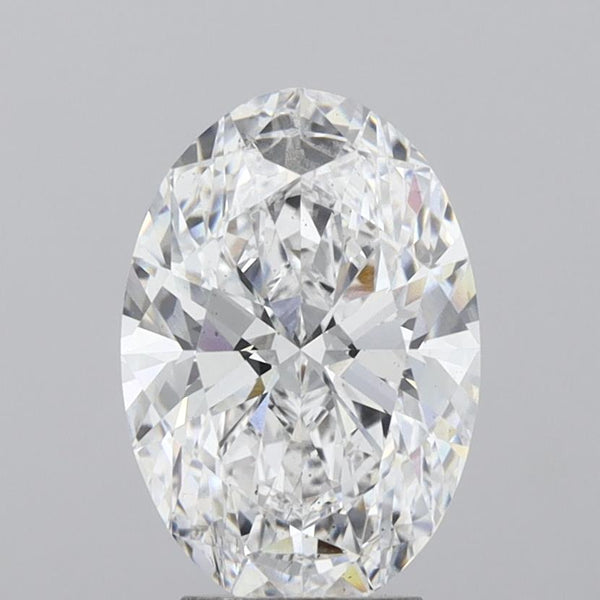 Lab-Grown 4.02 Carat Oval Shape Diamond color D Clarity VS2, precious stones, engagement diamonds