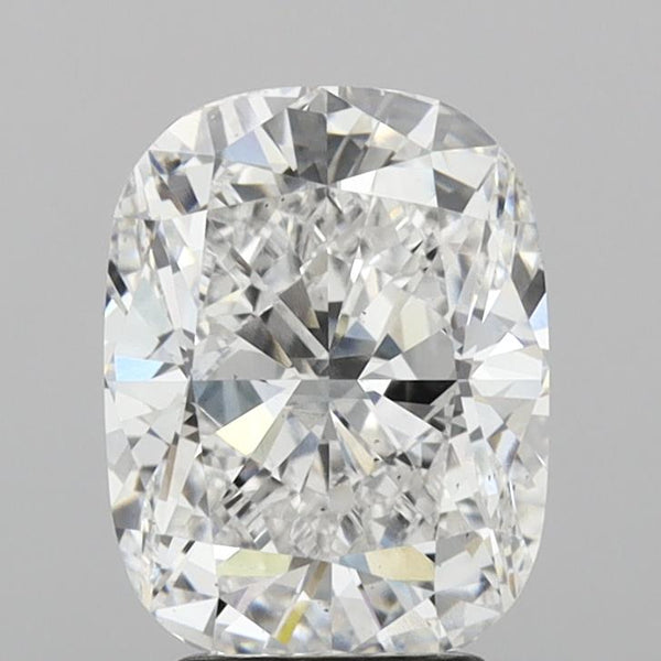 Lab-Grown 4.02 Carat Cushion Brilliant Diamond color E Clarity VS2, precious stones, engagement diamonds