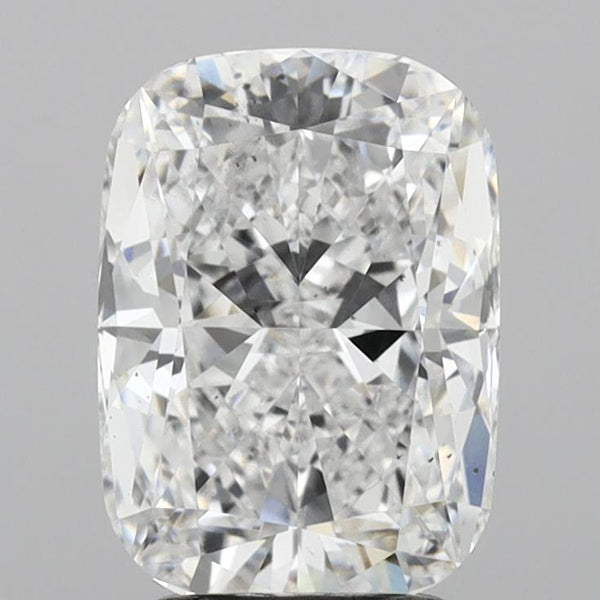 Lab-Grown 3.00 Carat Cushion Brilliant Diamond color D Clarity VS2, precious stones, engagement diamonds