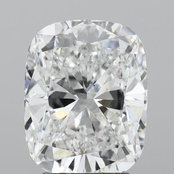 Lab-Grown 4.02 Carat Cushion Brilliant Diamond color D Clarity VS2, precious stones, engagement diamonds