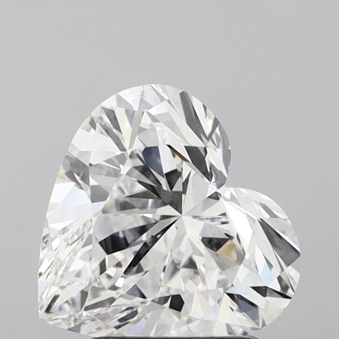 Lab-Grown 2.51 Carat Heart Shape Diamond color E Clarity VS2, precious stones, engagement diamonds