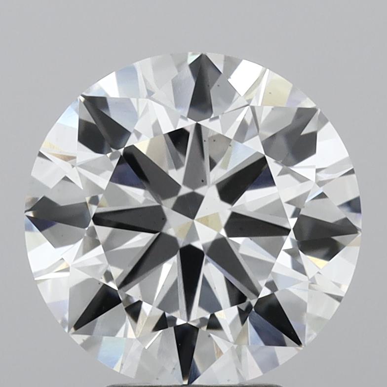 Lab-Grown 4.04 Carat Round Brilliant Diamond color D Clarity VS2, precious stones, engagement diamonds