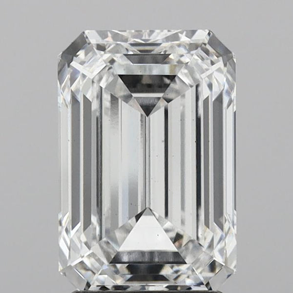 Lab-Grown 3.06 Carat Emerald Cut Diamond color D Clarity VS1, precious stones, engagement diamonds