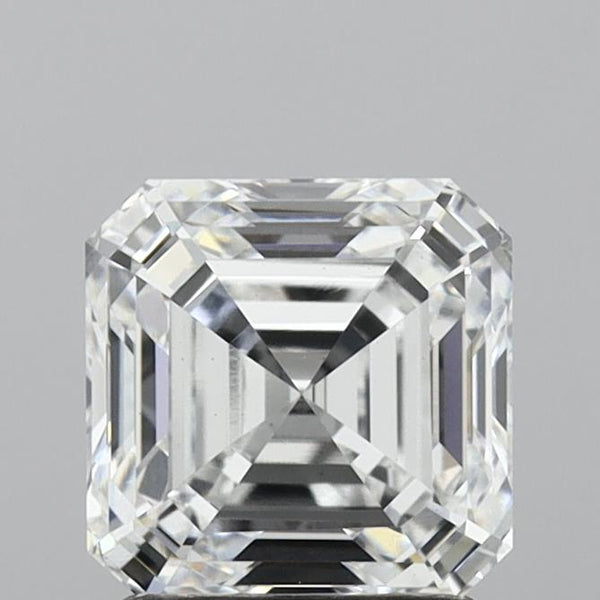 Lab-Grown 2.03 Carat Asscher Cut Diamond color D Clarity VS1, precious stones, engagement diamonds