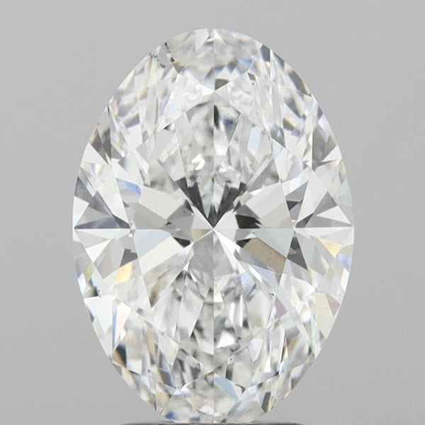 Lab-Grown 3.01 Carat Oval Shape Diamond color D Clarity VS2, precious stones, engagement diamonds