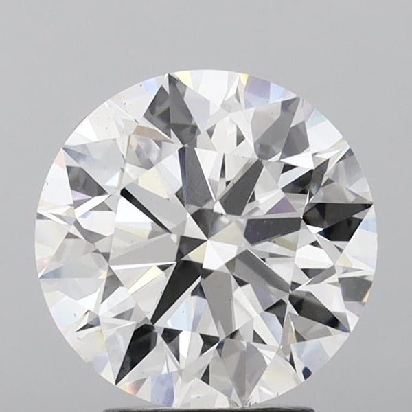 Lab-Grown 4.16 Carat Round Brilliant Diamond color E Clarity VS2, precious stones, engagement diamonds