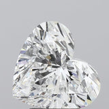 Lab-Grown 4.01 Carat Heart Shape Diamond color D Clarity VS2, precious stones, engagement diamonds