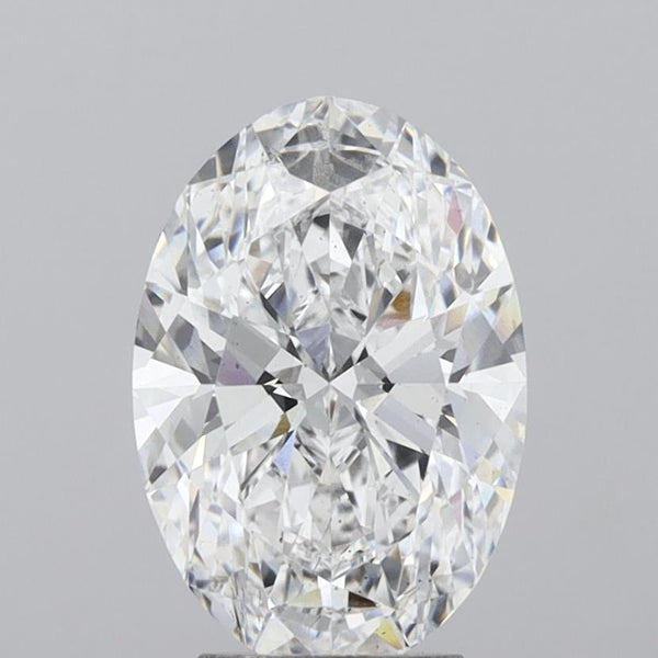 Lab-Grown 4.02 Carat Oval Shape Diamond color D Clarity VS2, precious stones, engagement diamonds