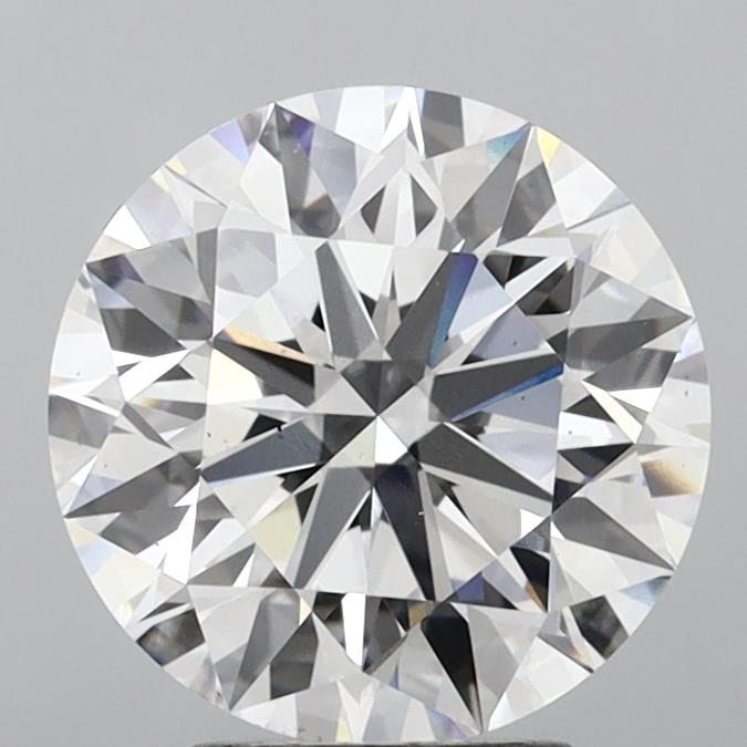 Lab-Grown 5.01 Carat Round Brilliant Diamond color E Clarity VS2, precious stones, engagement diamonds