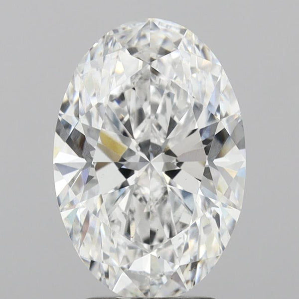 Lab-Grown 3.01 Carat Oval Shape Diamond color D Clarity VS2, precious stones, engagement diamonds