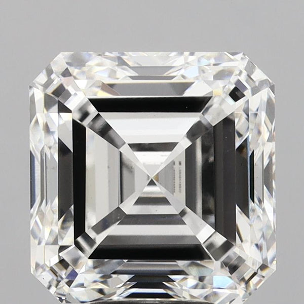 Lab-Grown 7.01 Carat Asscher Cut Diamond color F Clarity VS1, precious stones, engagement diamonds