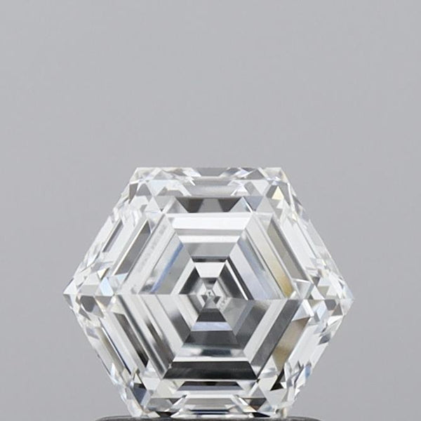 Lab-Grown 1.08 Carat Hexagonal Shape Diamond color D Clarity VVS2, precious stones, engagement diamonds