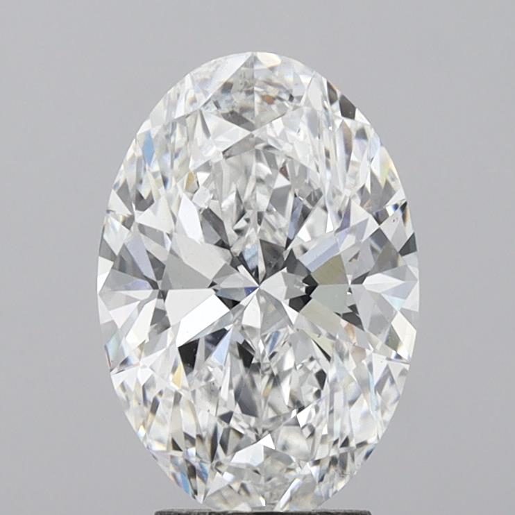 Lab-Grown 4.01 Carat Oval Shape Diamond color E Clarity VS2, precious stones, engagement diamonds