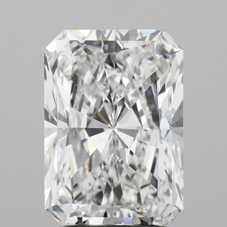 Lab-Grown 2.51 Carat Radiant Cut Diamond color D Clarity VS2, precious stones, engagement diamonds