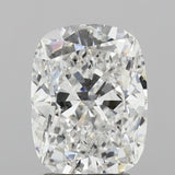 Lab-Grown 3.00 Carat Cushion Brilliant Diamond color E Clarity VS2, precious stones, engagement diamonds